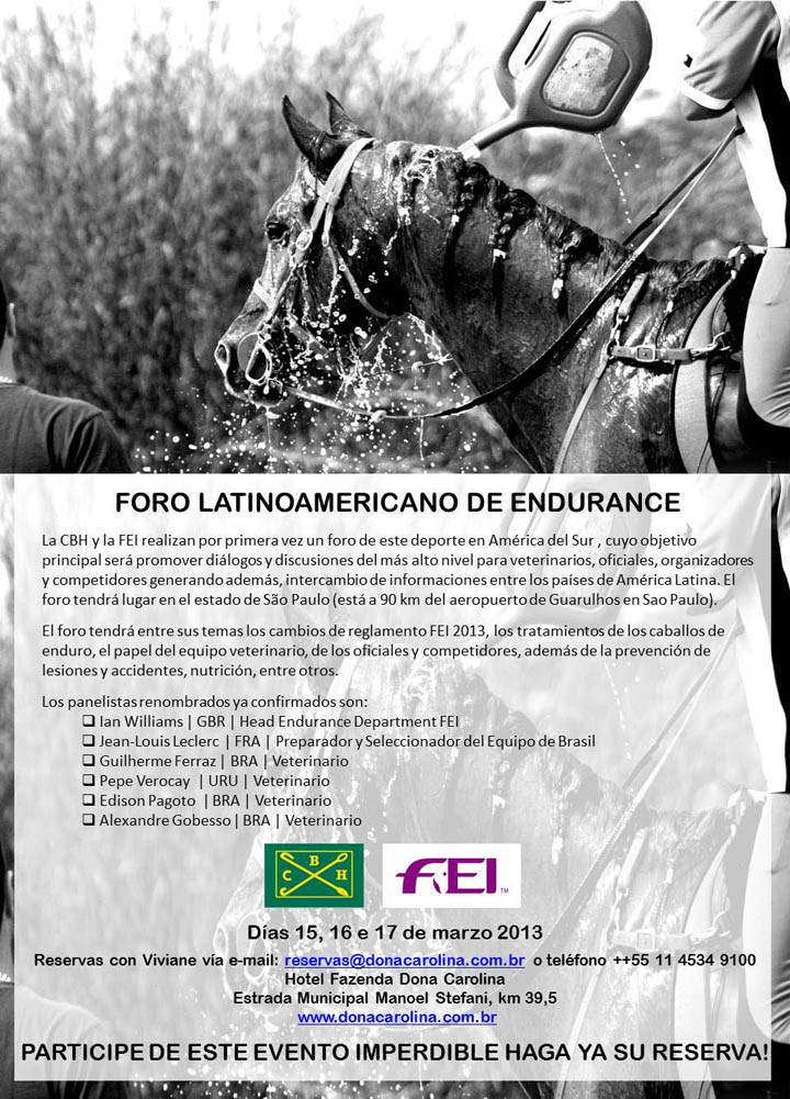 fórum latinoamericano de endurance